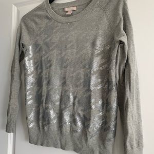 Banana republic sequin argyle print sweater